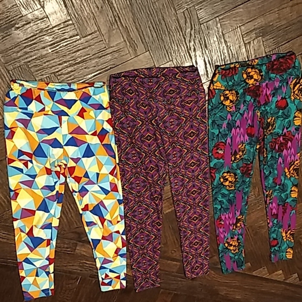 💖FINALPRICE💖3pc💚LulaRoe Leggings (one Size)💜 - Picture 2 of 6